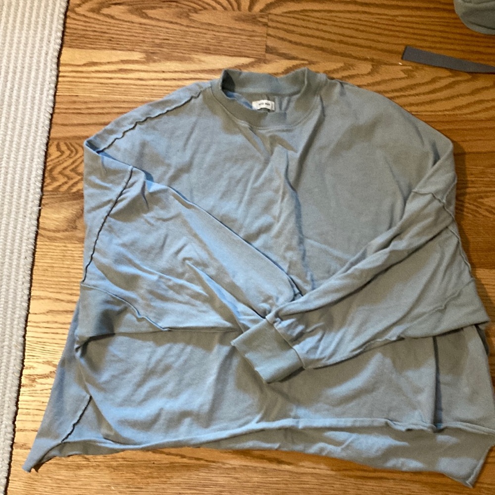 Light blue Mod Ref oversized sweatshirt